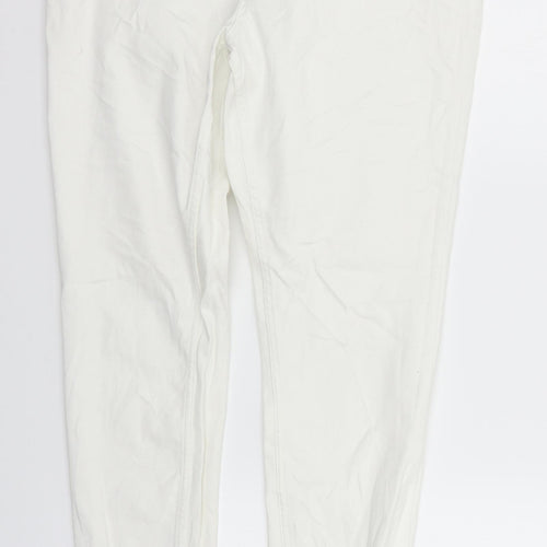 New Look Womens White   Jegging Trousers Size 16 L27 in