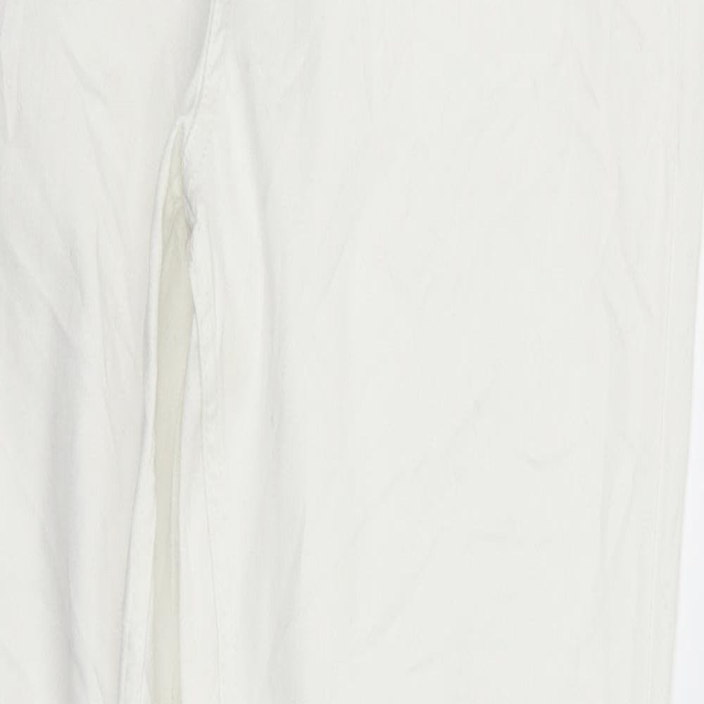 New Look Womens White   Jegging Trousers Size 16 L27 in