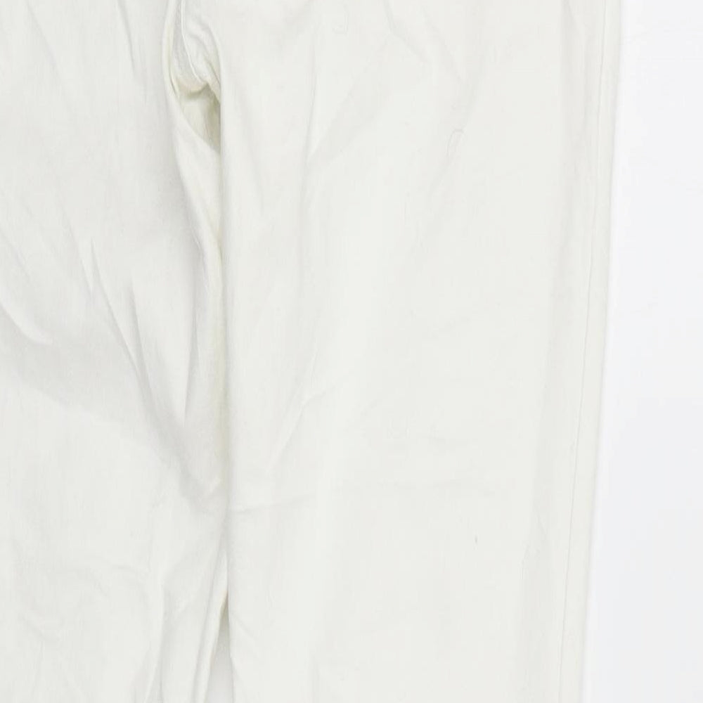 New Look Womens White   Jegging Trousers Size 16 L27 in