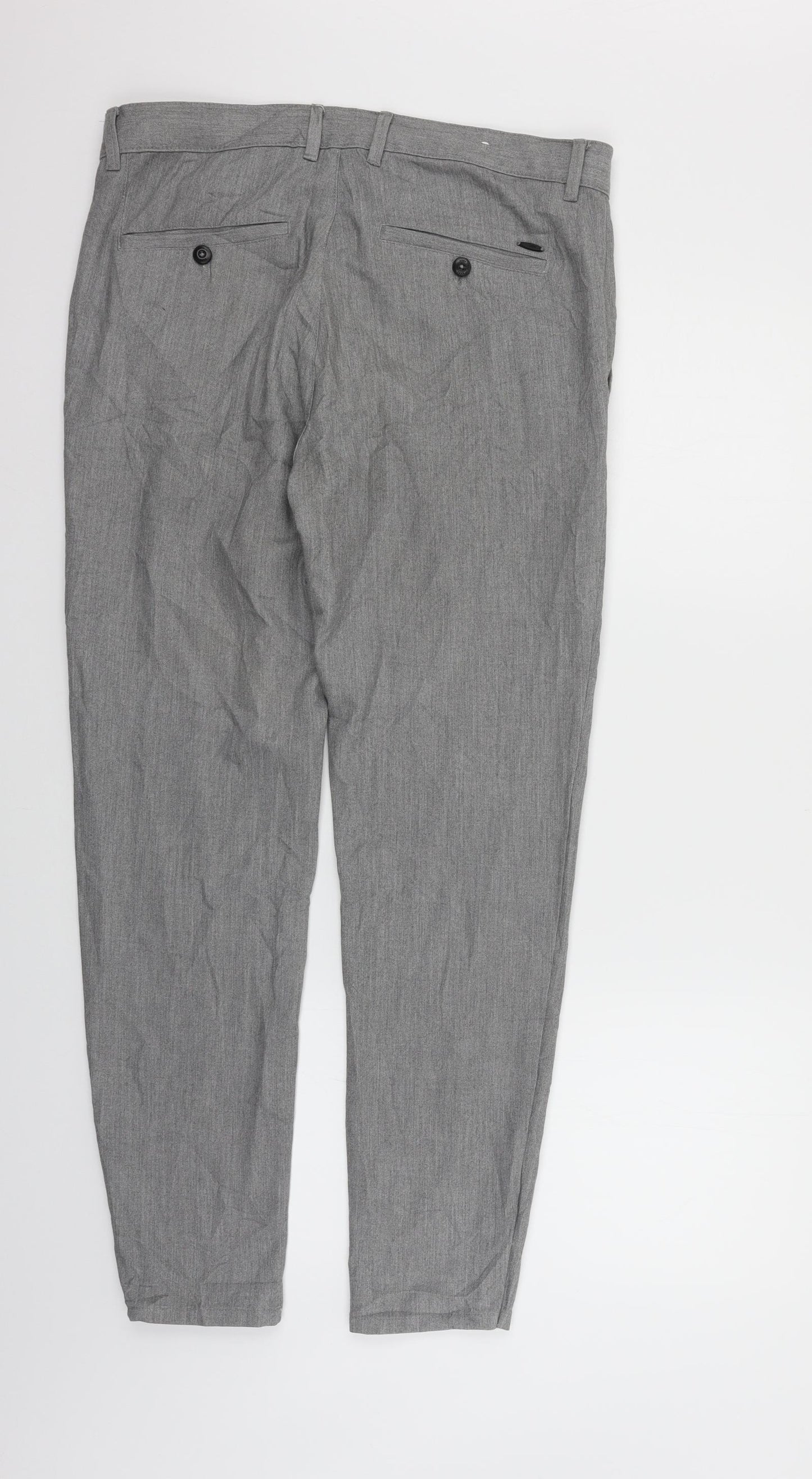 Preworn Womens Grey   Trousers  Size 32 in L27 in