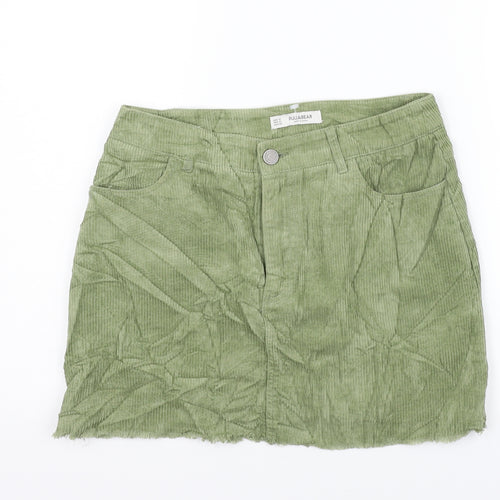 Pull&Bear Womens Green   Flare Skirt Size M