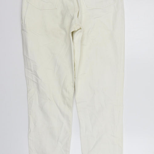 NEXT Womens White   Skinny Jeans Size 12 L29 in