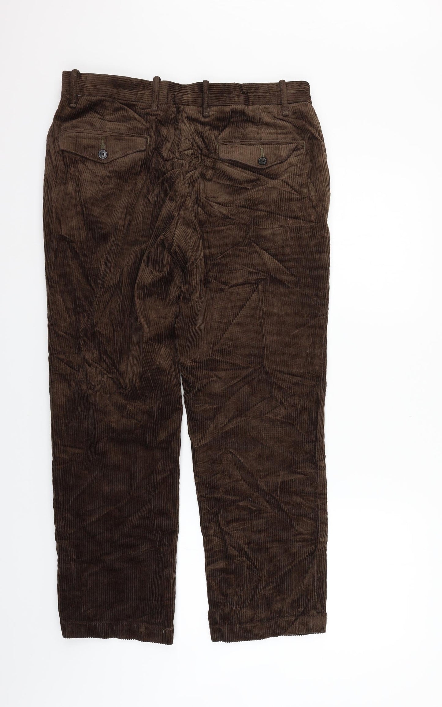 Marks and Spencer Womens Brown   Trousers  Size 34 in L29 in
