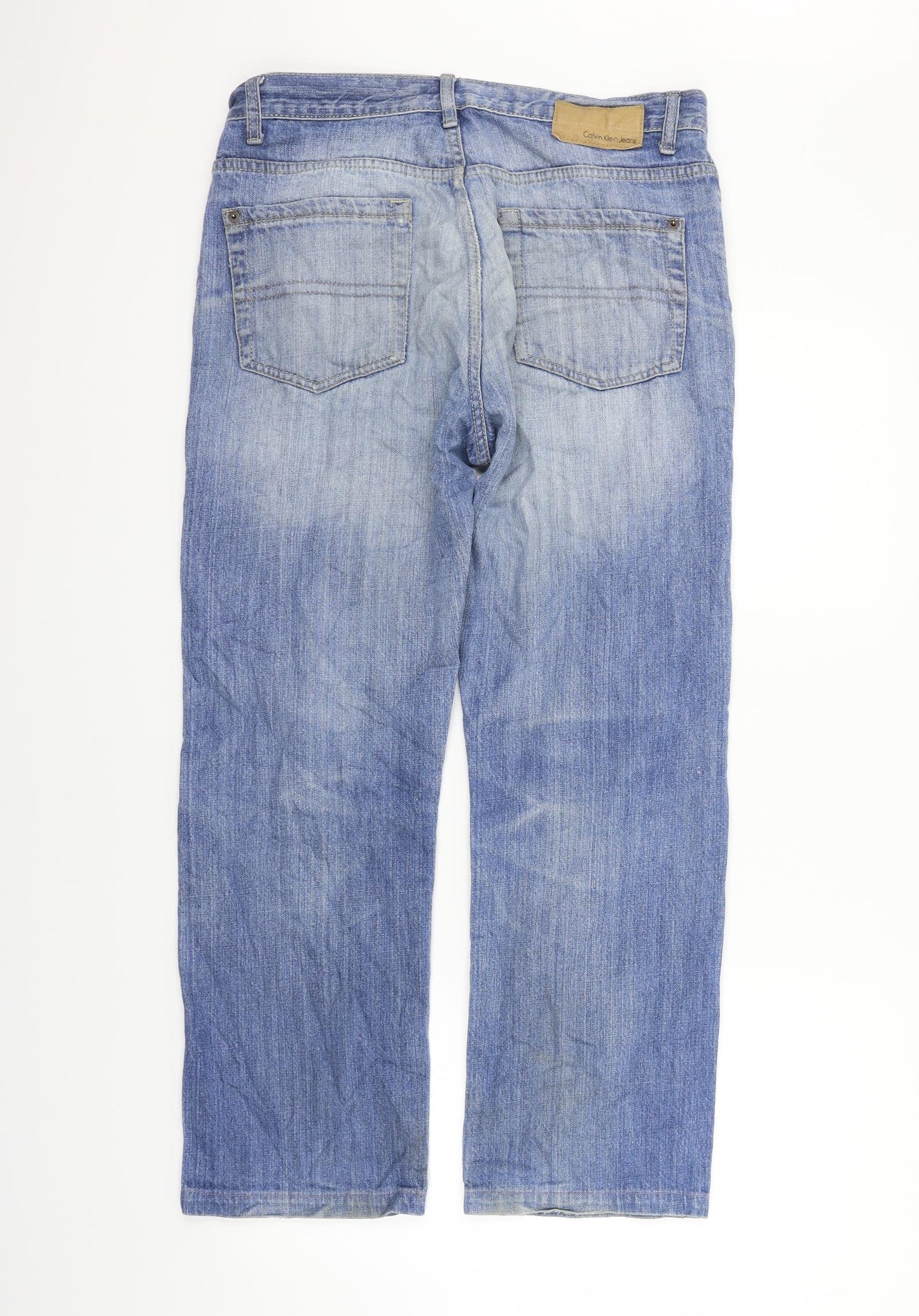 Calvin Klein Womens Blue   Straight Jeans Size 31 in L26 in