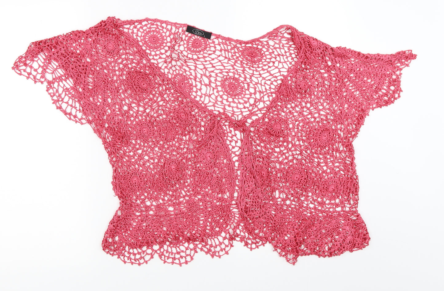 BM Womens Pink   Cardigan Jumper Size L
