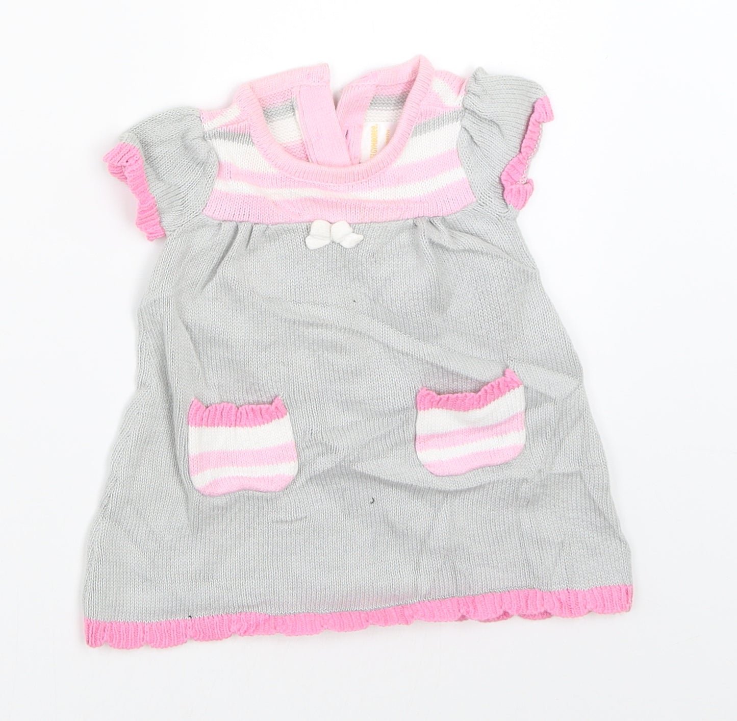Gymboree Girls Grey   Shift  Size 0-3 Months