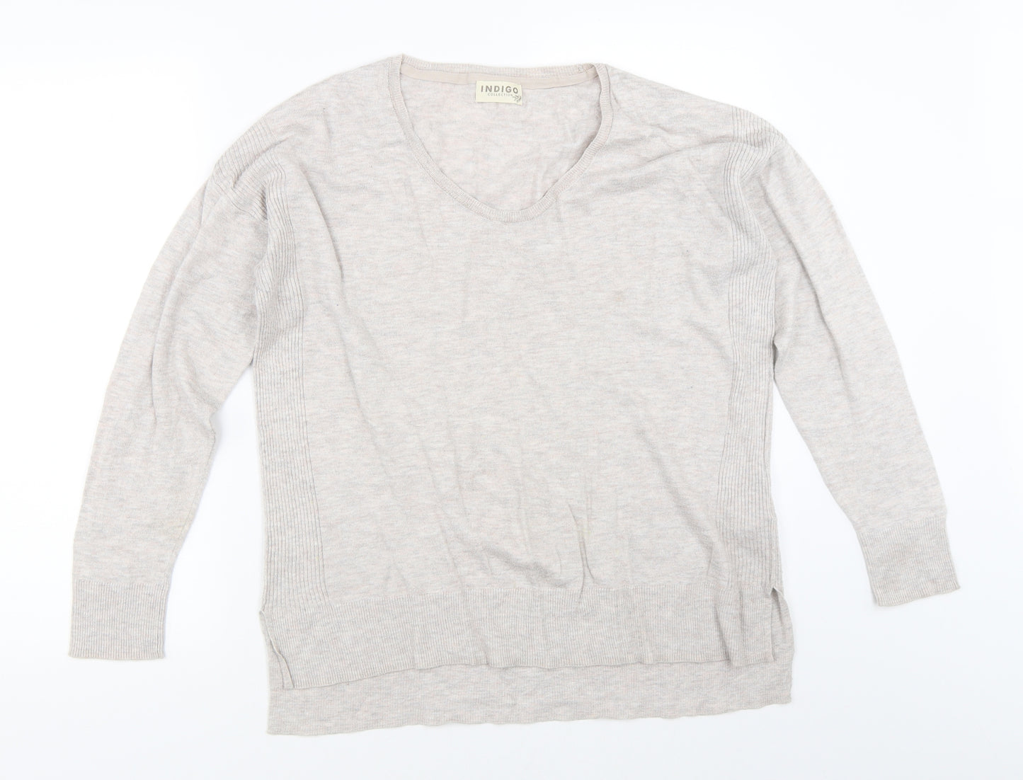 Marks and Spencer Womens Beige   Pullover Jumper Size 12