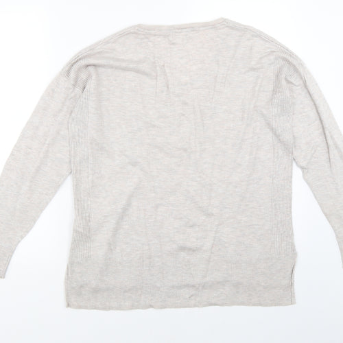 Marks and Spencer Womens Beige   Pullover Jumper Size 12