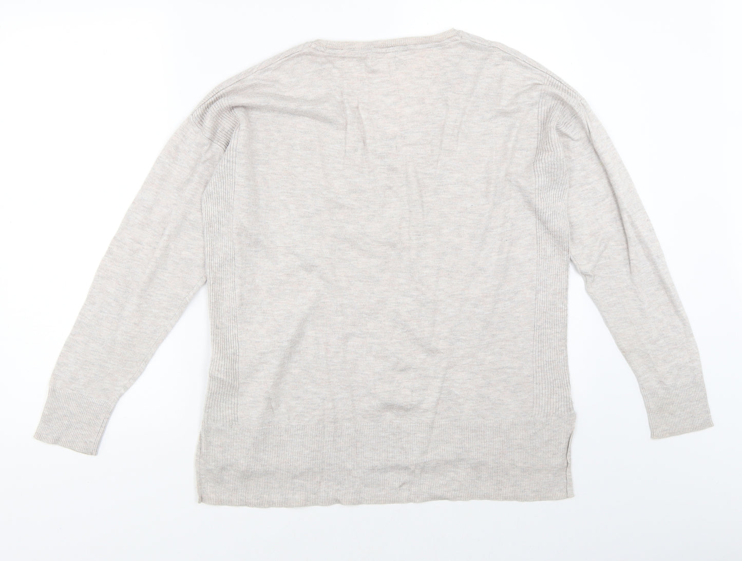 Marks and Spencer Womens Beige   Pullover Jumper Size 12