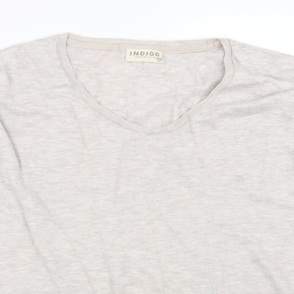 Marks and Spencer Womens Beige   Pullover Jumper Size 12