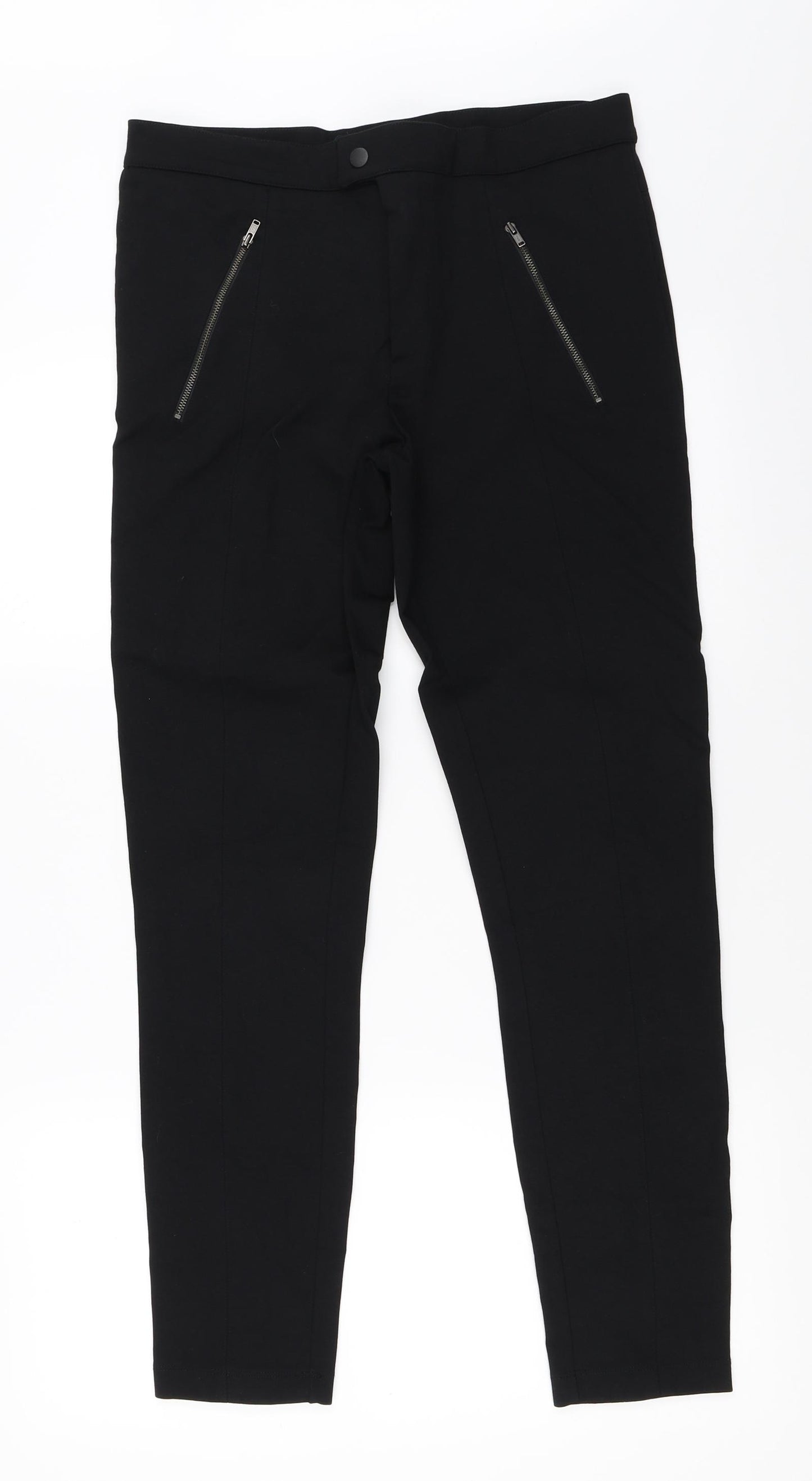 J.CREW Womens Black   Trousers  Size 10 L29 in