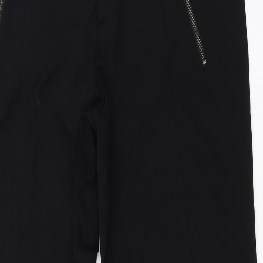 J.CREW Womens Black   Trousers  Size 10 L29 in