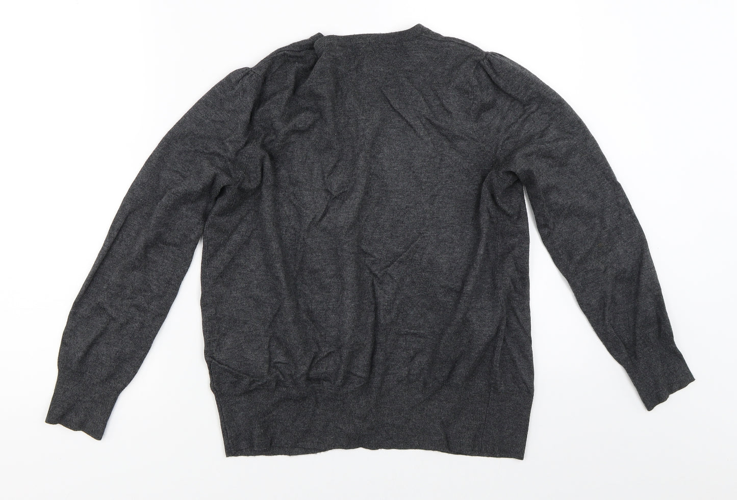 Marks and Spencer Womens Grey   Cardigan Jumper Size 14