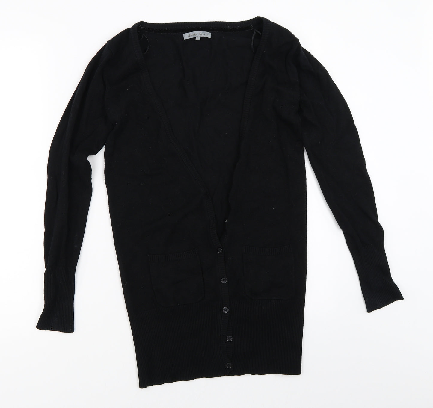 Bershka Womens Black   Cardigan Jumper Size M