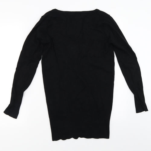 Bershka Womens Black   Cardigan Jumper Size M