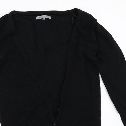Bershka Womens Black   Cardigan Jumper Size M