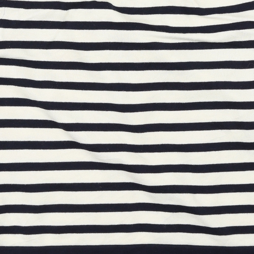 Boden Womens Blue Striped  Cardigan Jumper Size 12