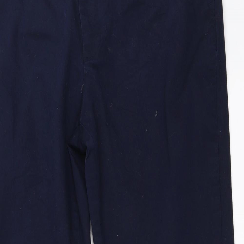 Mango Womens Blue   Capri Trousers Size 44 L27 in