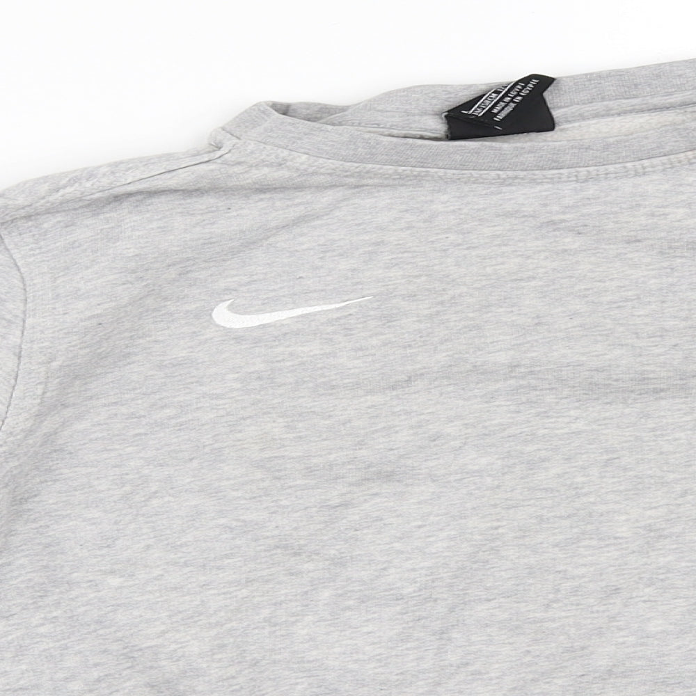 Nike Girls Grey   Pullover Sweatshirt Size 12-13 Years