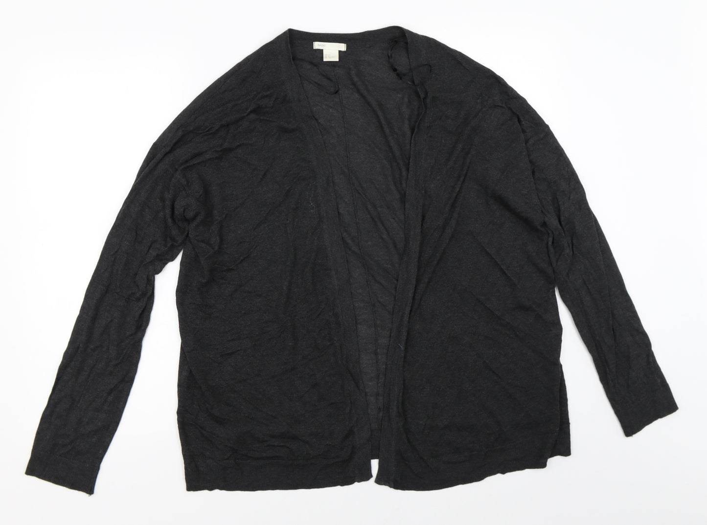 H&M Womens Grey   Cardigan Jumper Size S