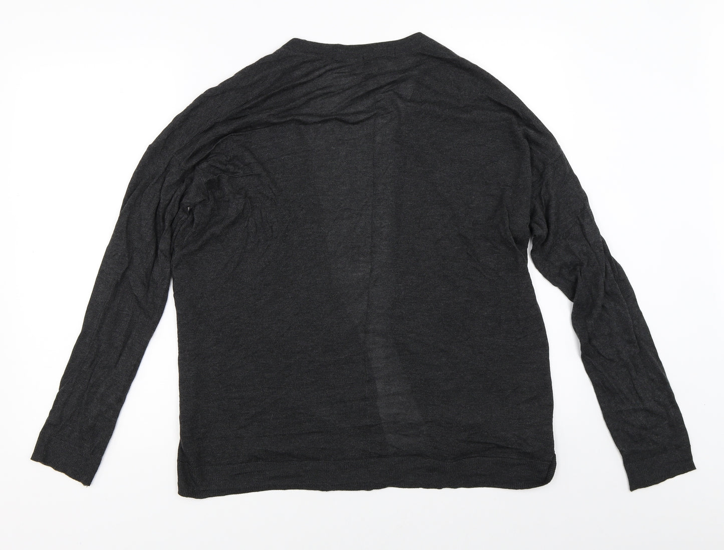 H&M Womens Grey   Cardigan Jumper Size S