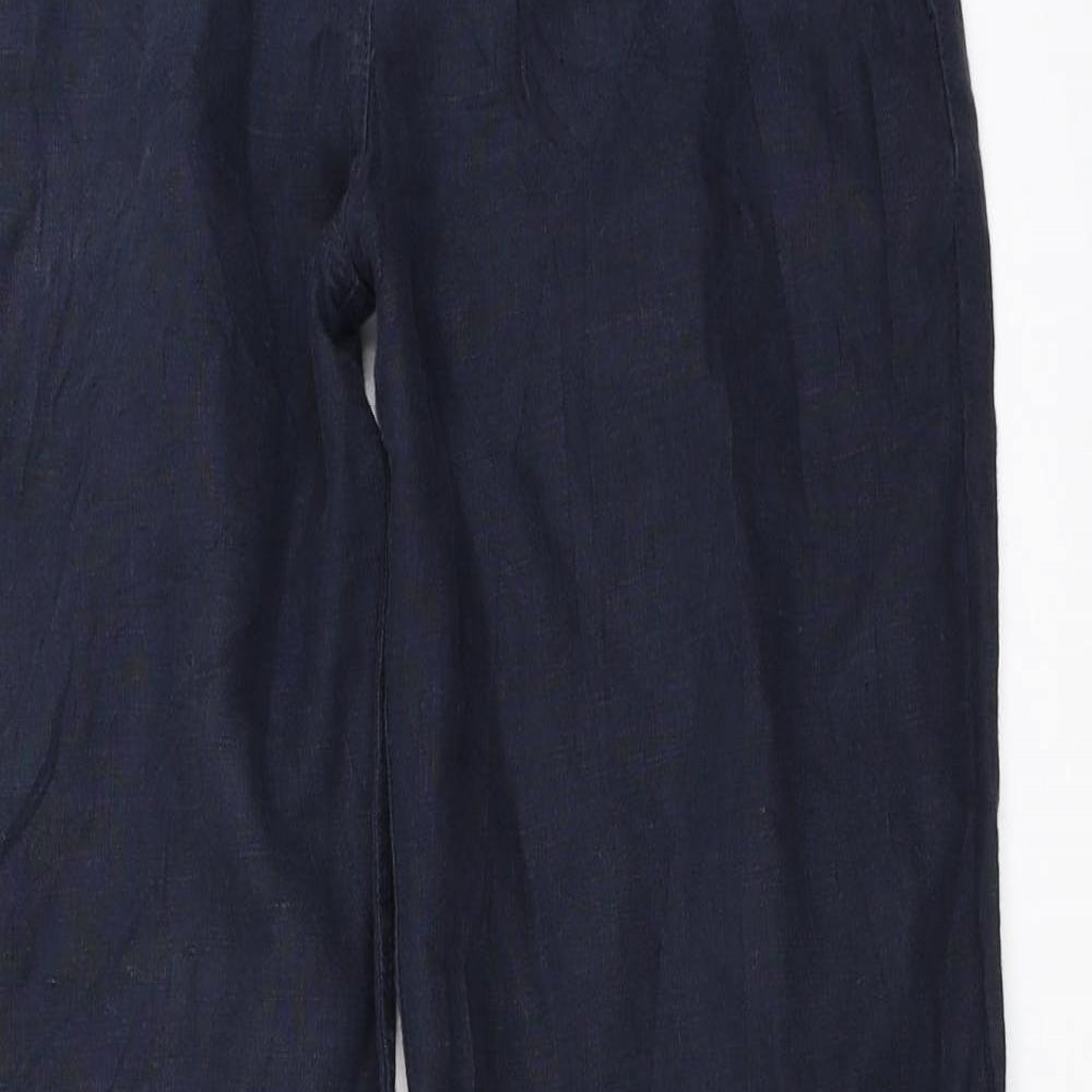 Per Una Womens Blue   Trousers  Size 8 L30 in