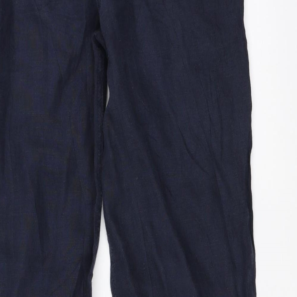 Per Una Womens Blue   Trousers  Size 8 L30 in