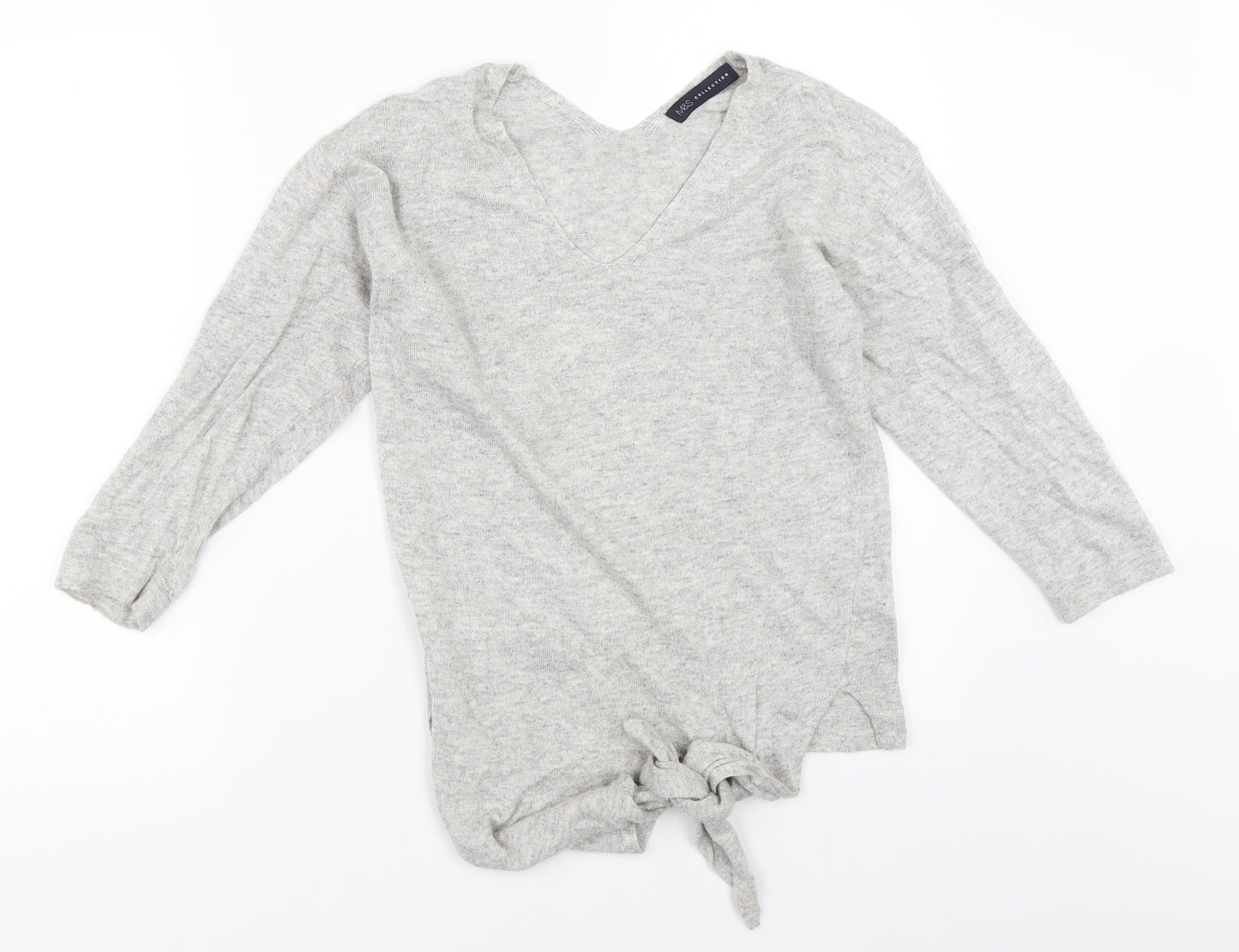 Marks and Spencer Womens Grey   Pullover Jumper Size 8