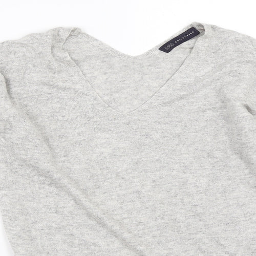 Marks and Spencer Womens Grey   Pullover Jumper Size 8