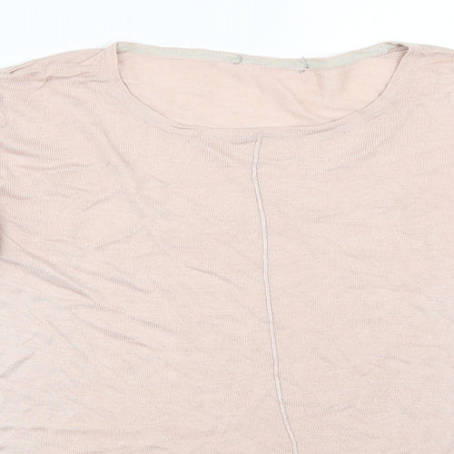 Oasis Womens Pink   Pullover Jumper Size L