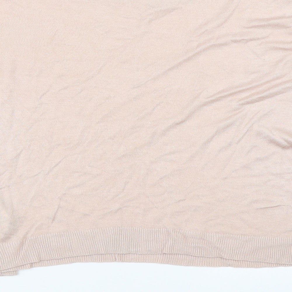 Oasis Womens Pink   Pullover Jumper Size L