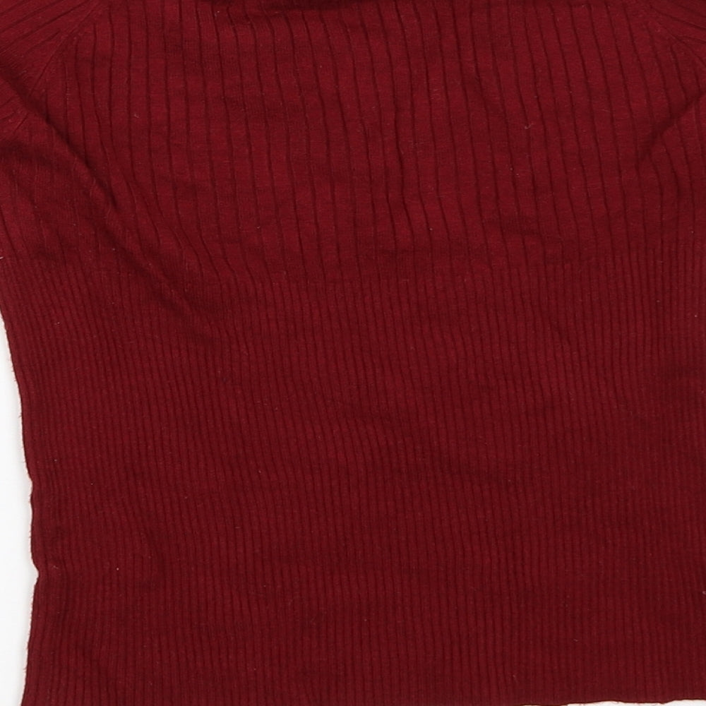 Matalan Girls Red   Pullover Jumper Size 11 Years