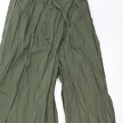 Pull&Bear Womens Green   Trousers  Size S L25 in