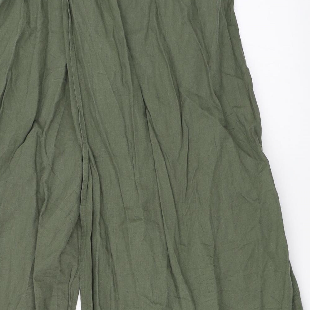 Pull&Bear Womens Green   Trousers  Size S L25 in