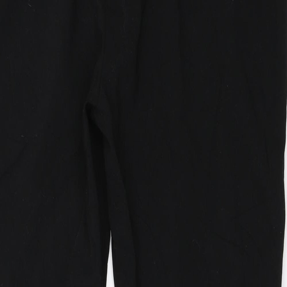 M&Co Womens Black   Trousers  Size 18 L28 in