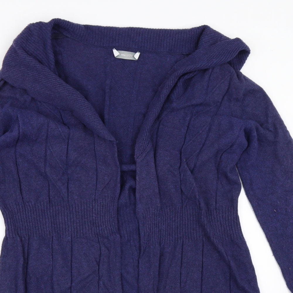 Per Una Womens Blue   Cardigan Jumper Size 14