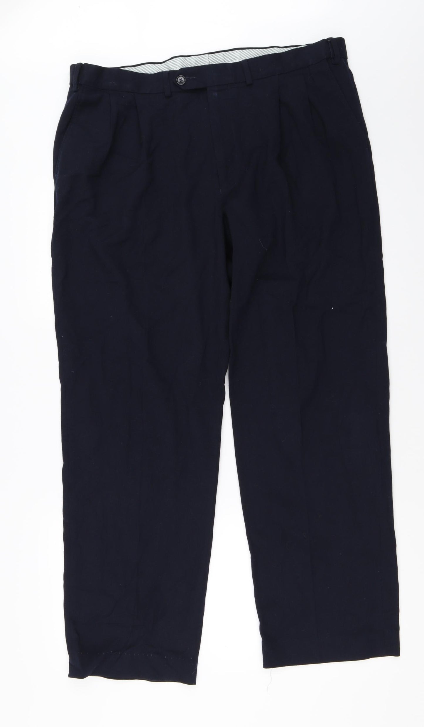 Marks and Spencer Mens Blue   Trousers  Size 38 in L30 in