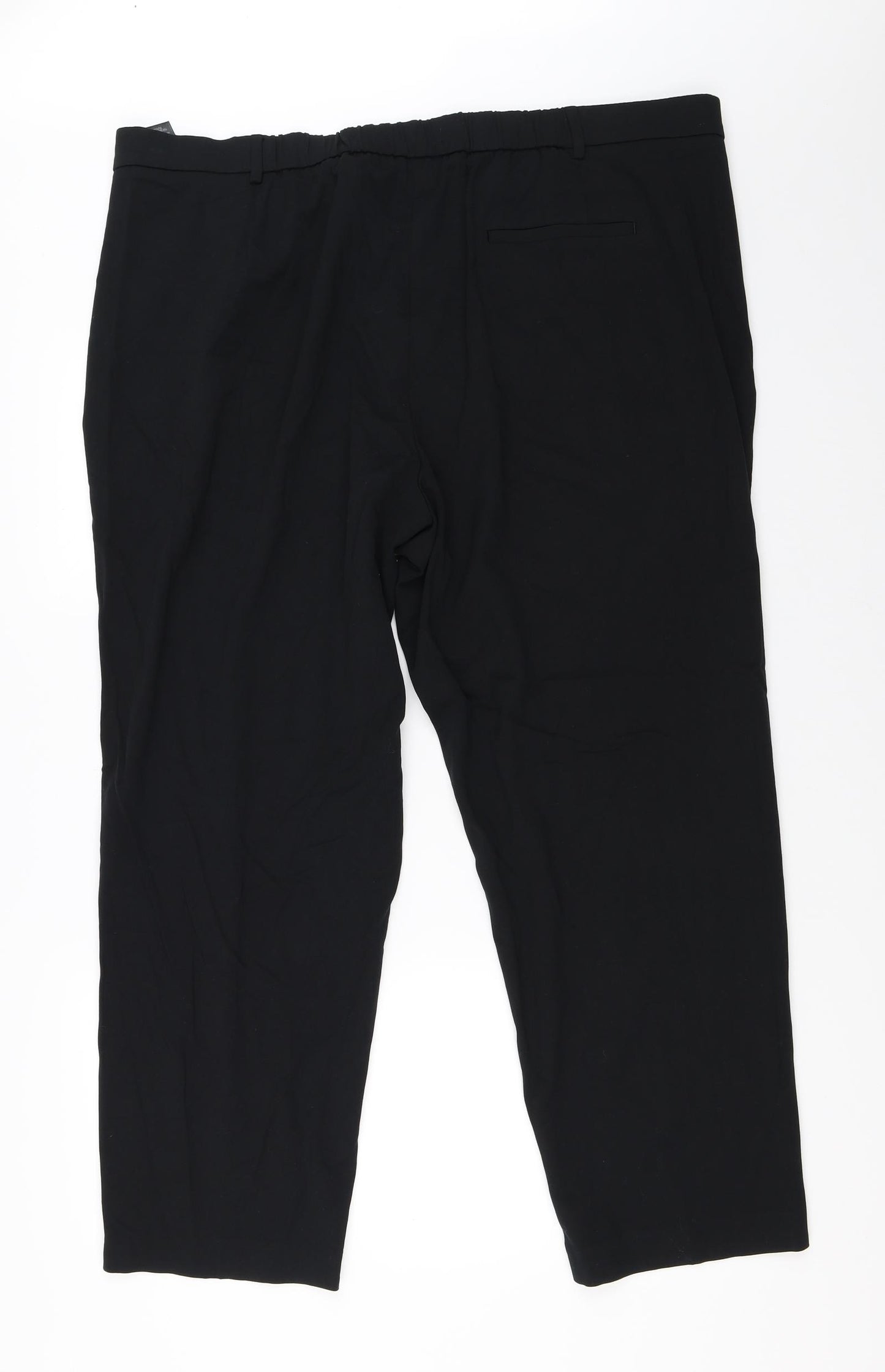 Marks and Spencer Womens Black   Trousers  Size 24 L28 in