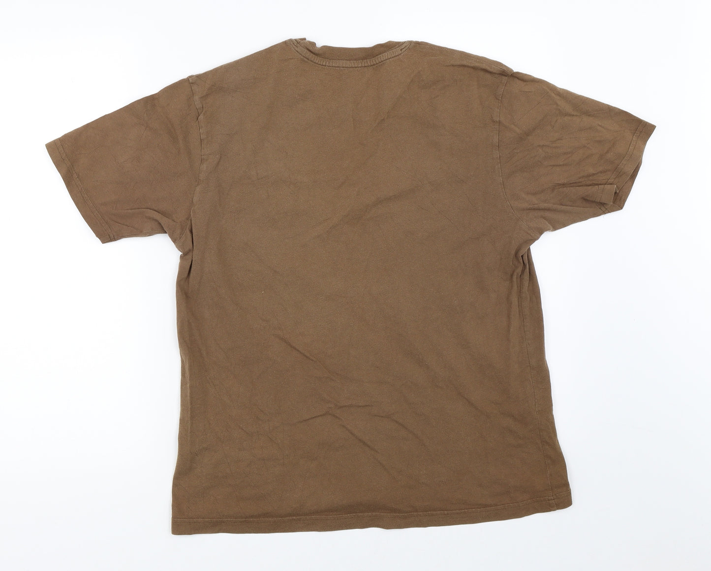 Blue Harbour Mens Brown    T-Shirt Size S