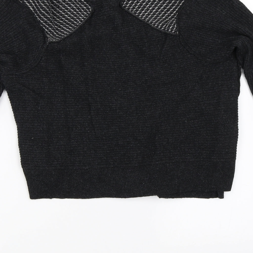 AllSaints Womens Grey   Cardigan Jumper Size 12