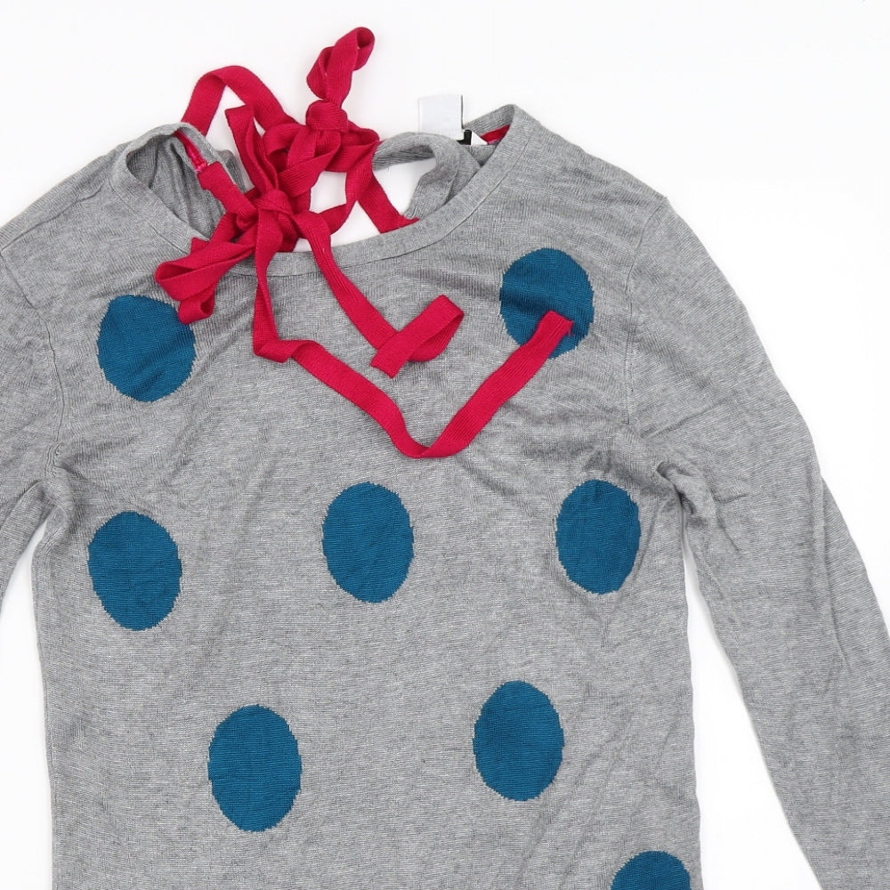 mamas & papas Womens Grey   Pullover Jumper Size 12