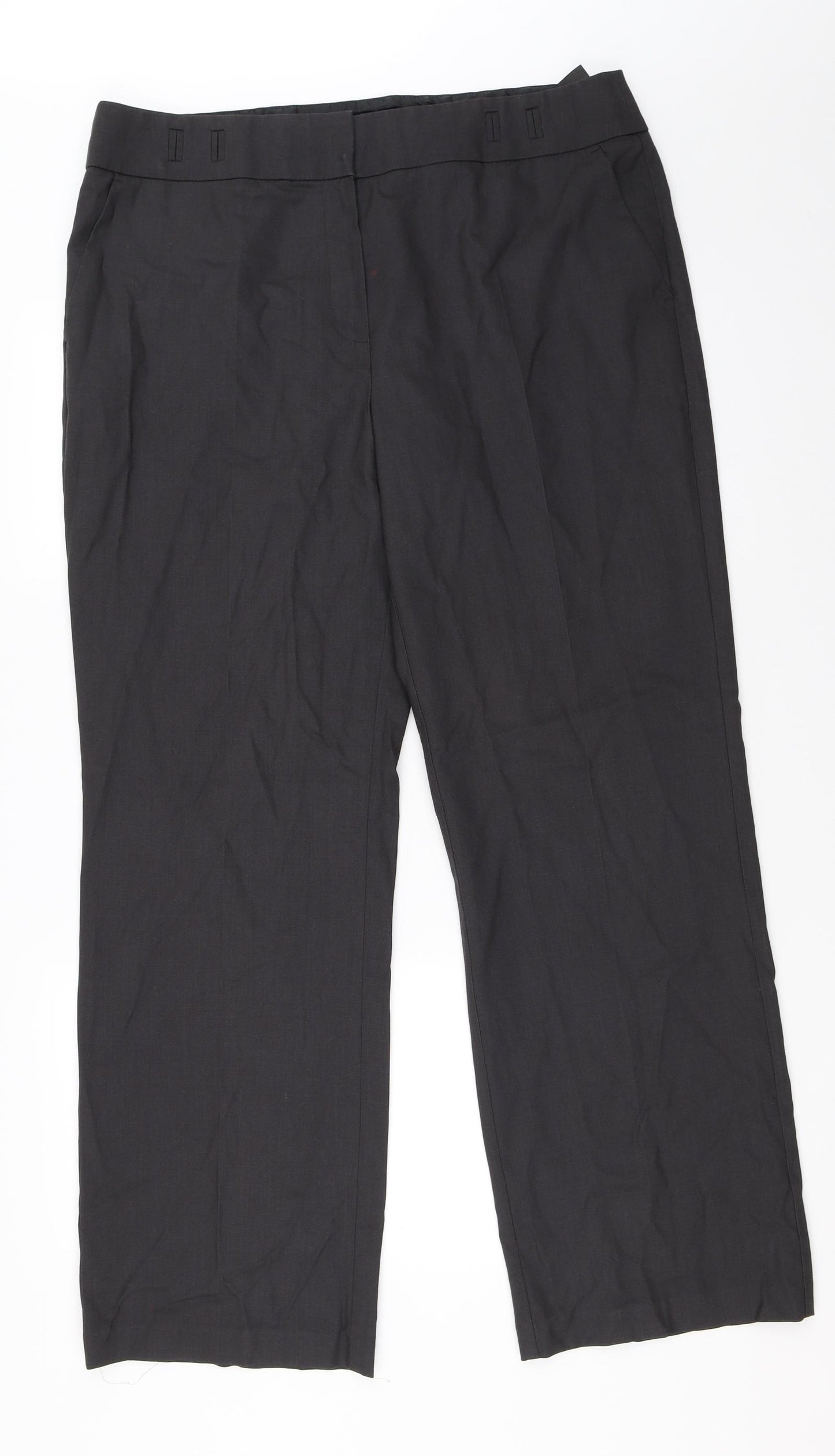 Marks and Spencer Womens Grey   Trousers  Size 16 L30 in