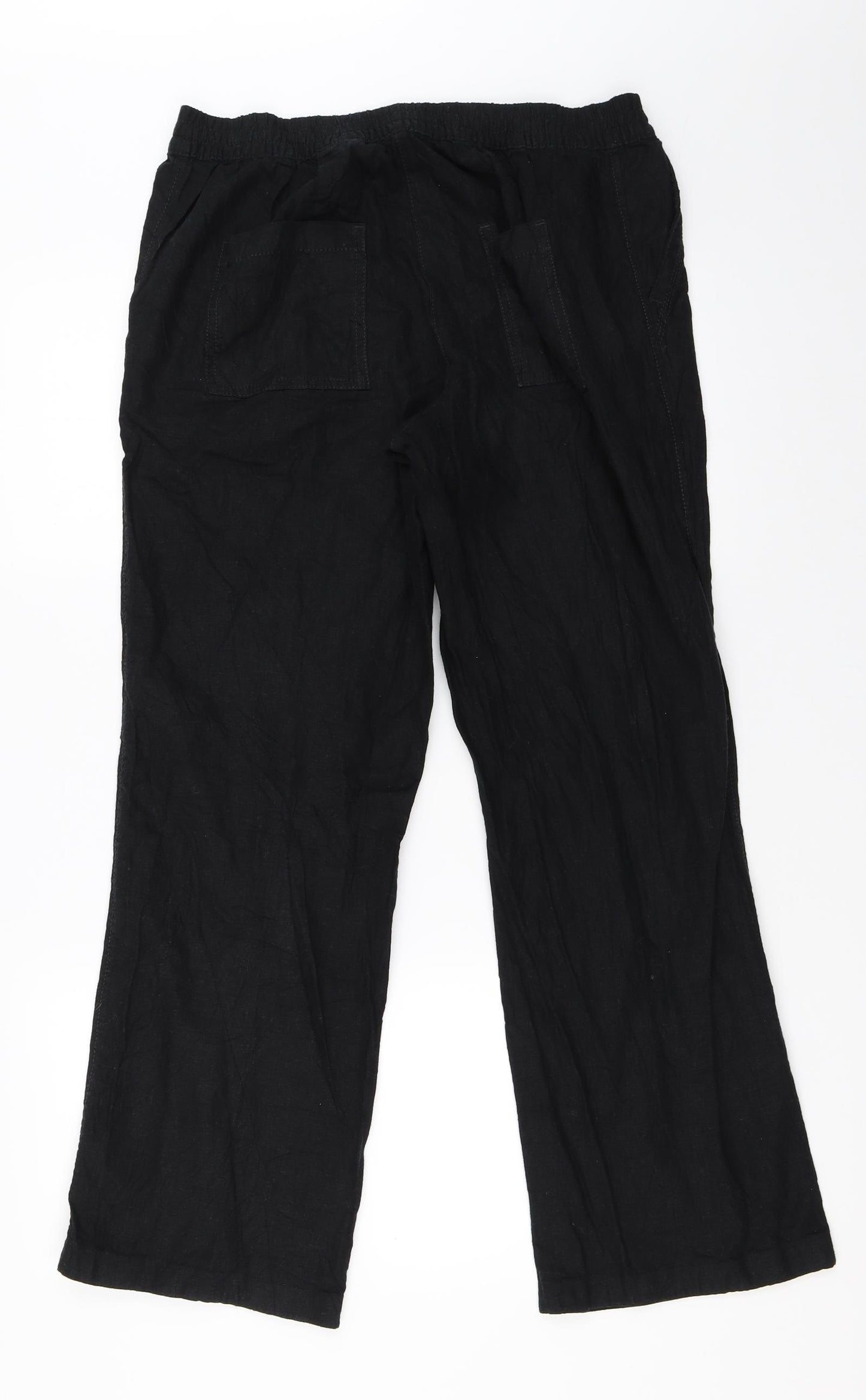 NEXT Womens Black   Trousers  Size 12 L29 in