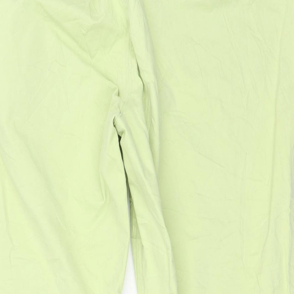 Laura Ashley Womens Green   Cropped Trousers Size 18 L22 in