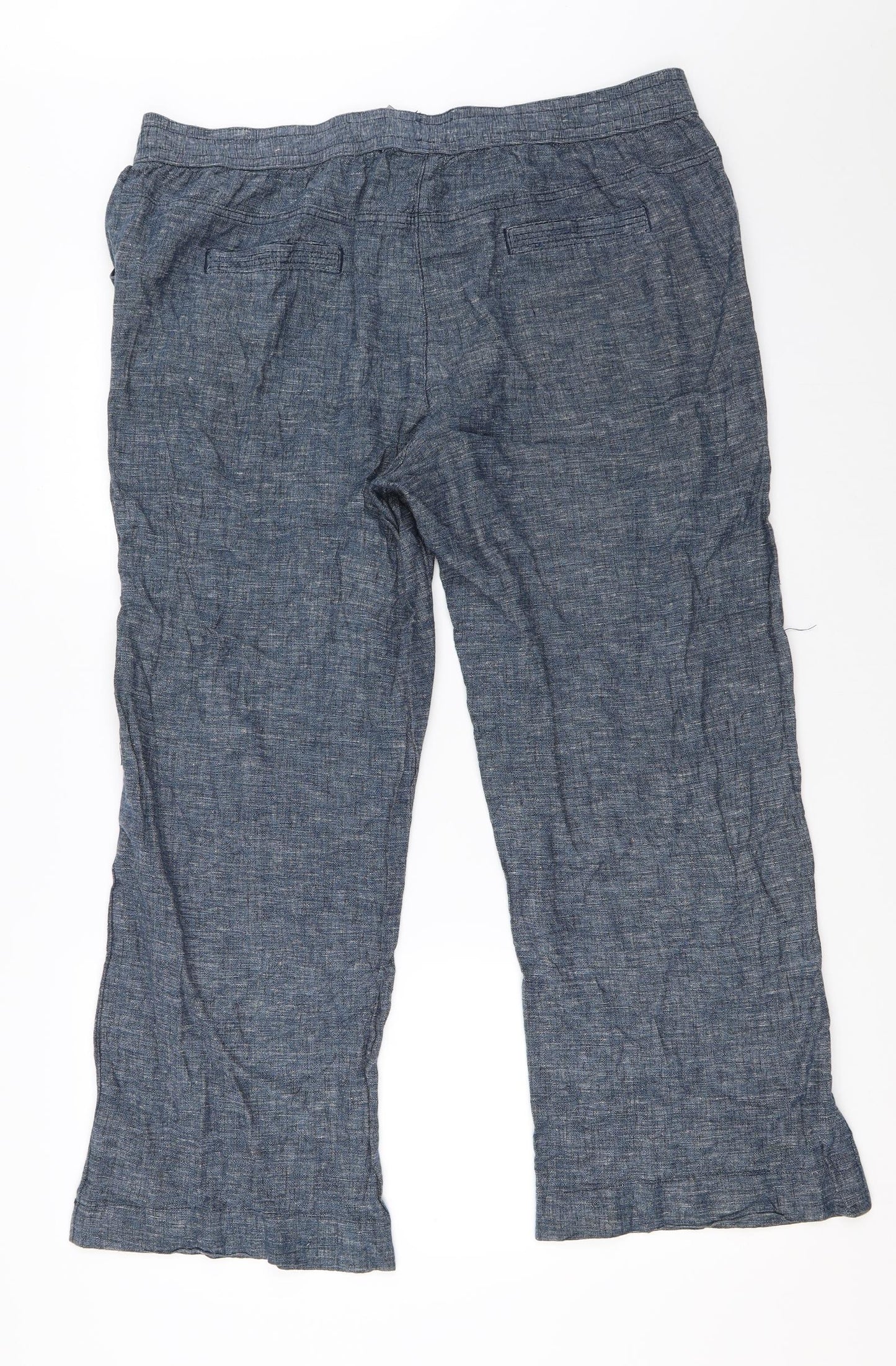 George Womens Blue   Trousers  Size 18 L28 in