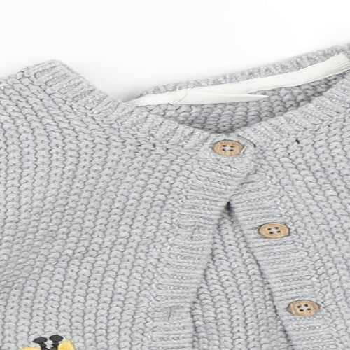 NEXT Girls Grey   Cardigan Jumper Size 18-24 Months