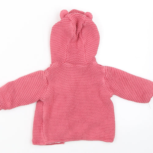Marks and Spencer Girls Pink   Jacket  Size 0-3 Months