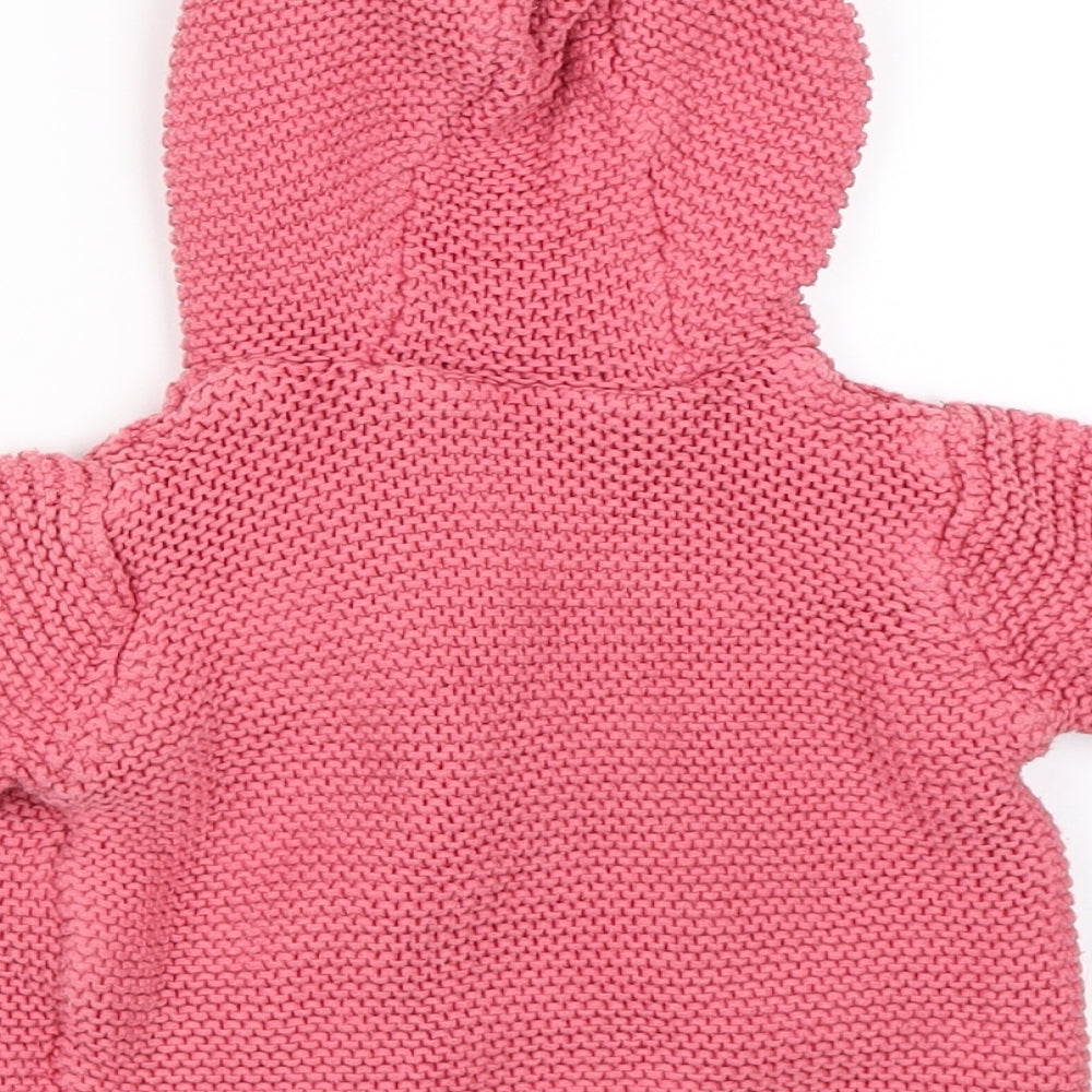 Marks and Spencer Girls Pink   Jacket  Size 0-3 Months