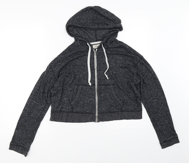 Hollister Womens Grey Full Zip Sweatshirt Size XS