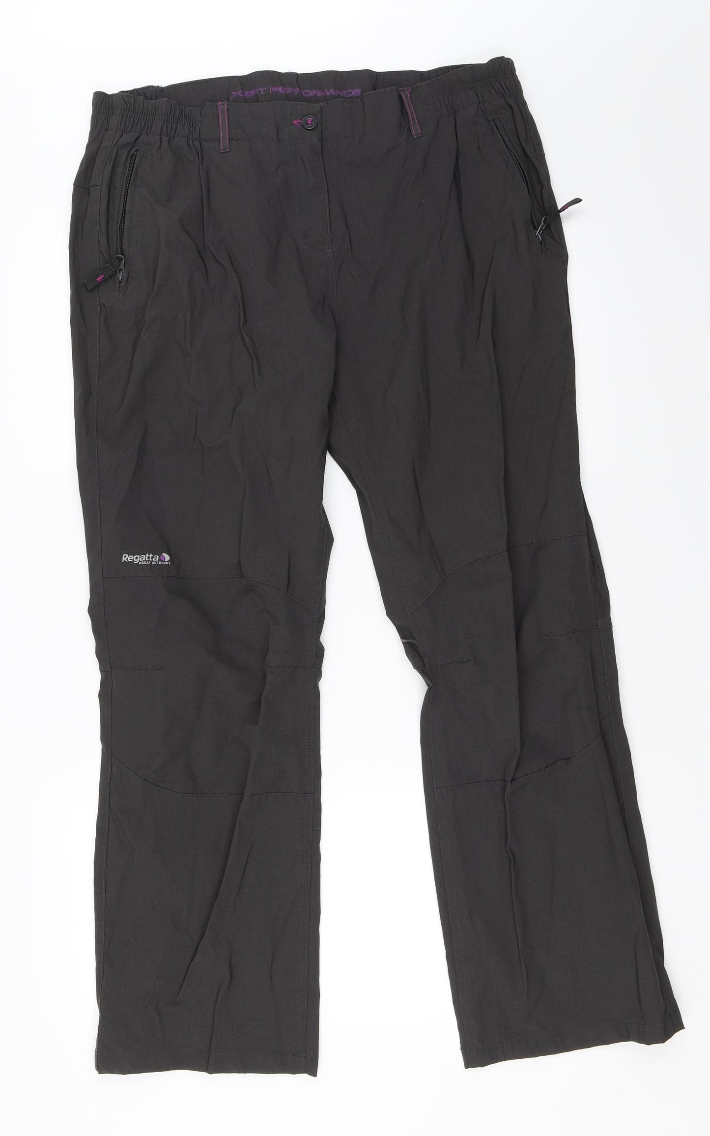 Regatta Womens Grey   Trousers  Size 18 L28.5 in